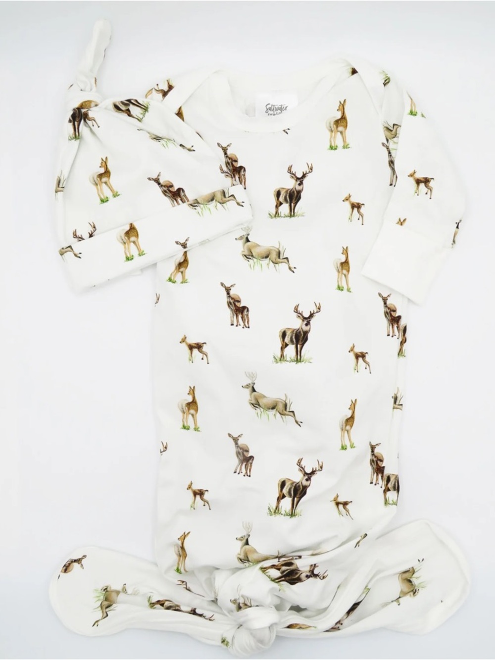 Deer Newborn Outfit + Hat
